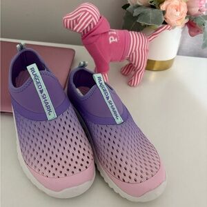 Rugged Shark Kids' Purple and Pink Water Shoes